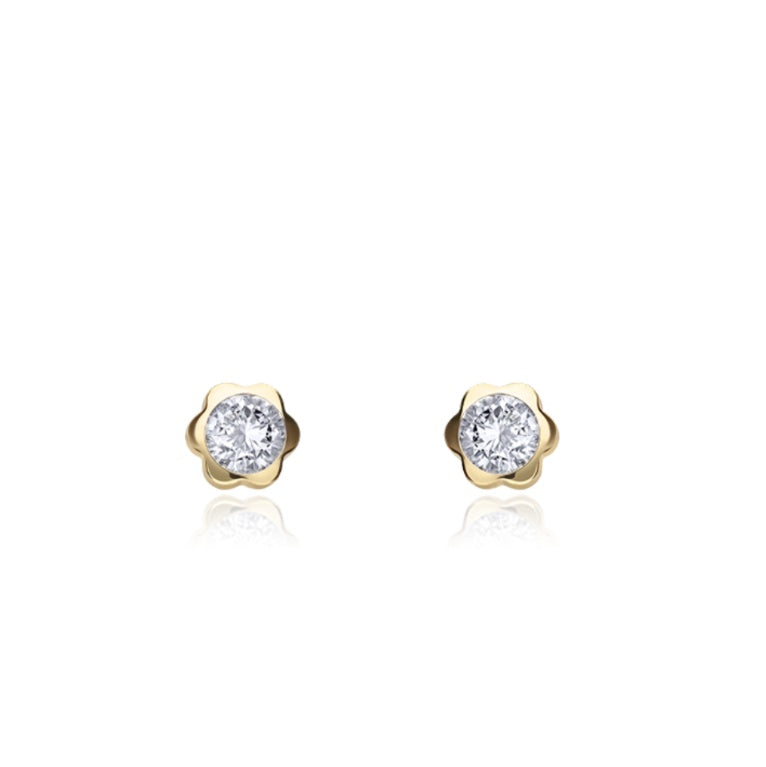 Pendientes oro bebé