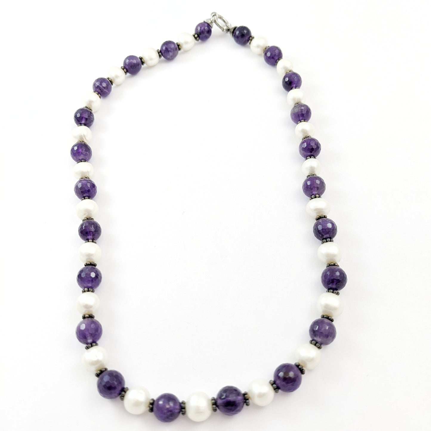 Collar Perla y Amatista