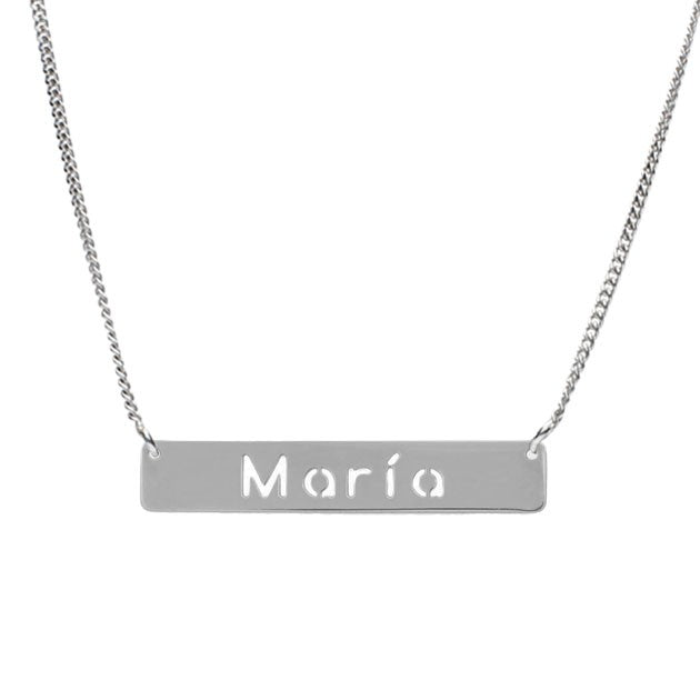 Gargantilla Plata Personalizado