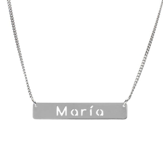 Gargantilla Plata Personalizado
