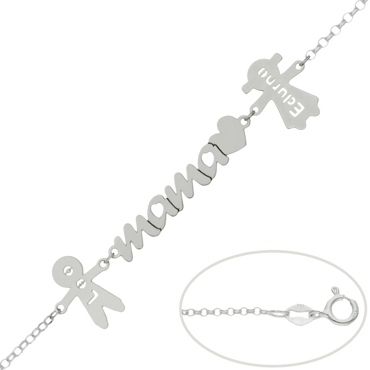 Pulsera Plata Personalizada