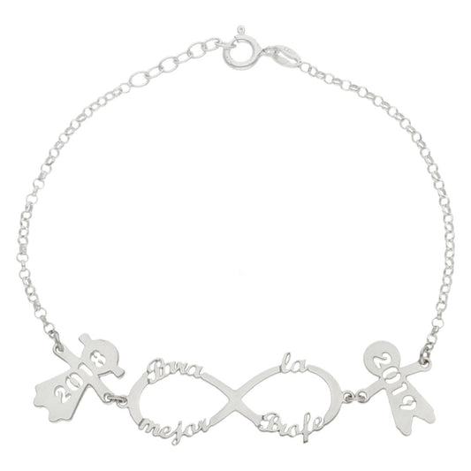Pulsera Plata Personalizada