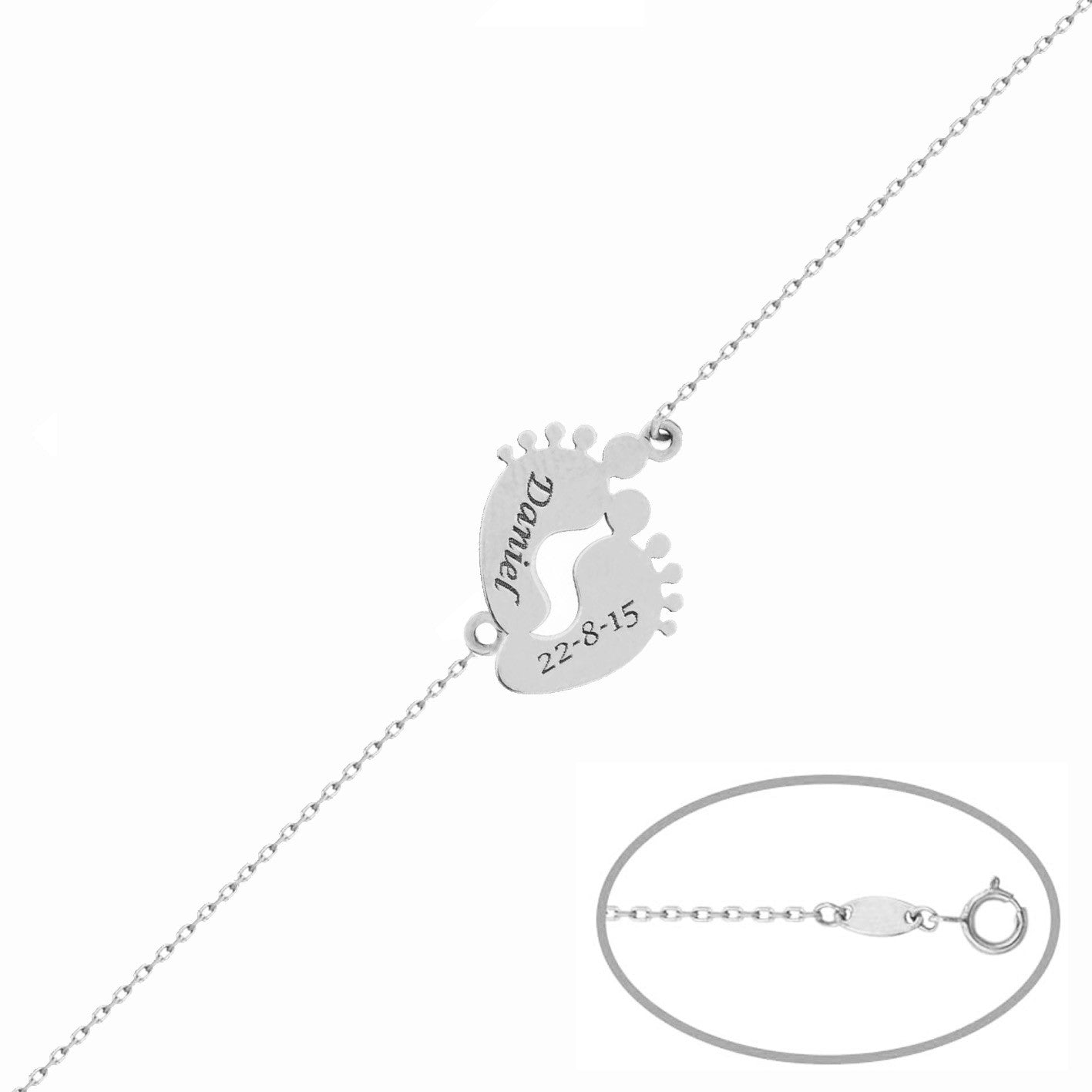 Pulsera Plata Personalizada