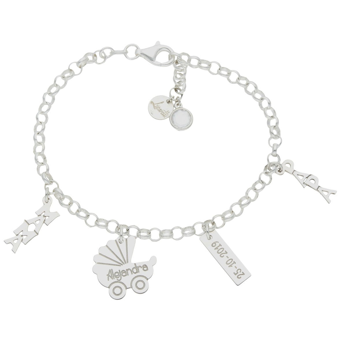 Pulsera Plata Personalizada