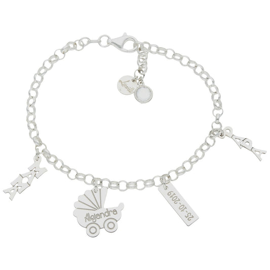 Pulsera Plata Personalizada