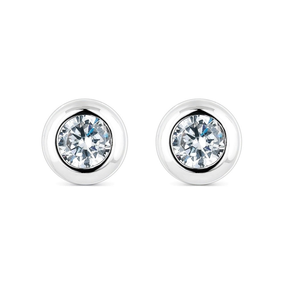 Pendientes Plata 7 mm