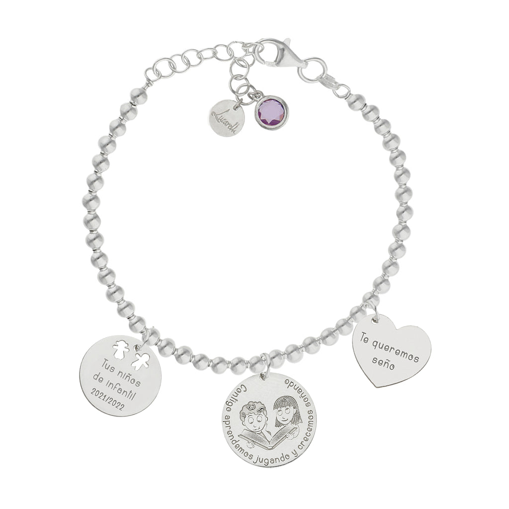 Pulsera Plata Personalizada