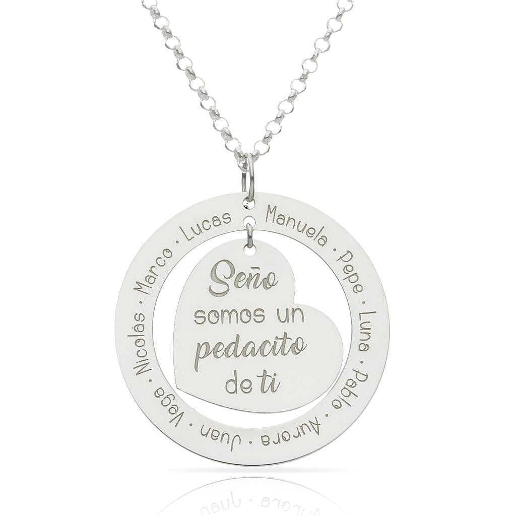 Colgante Plata Personalizado