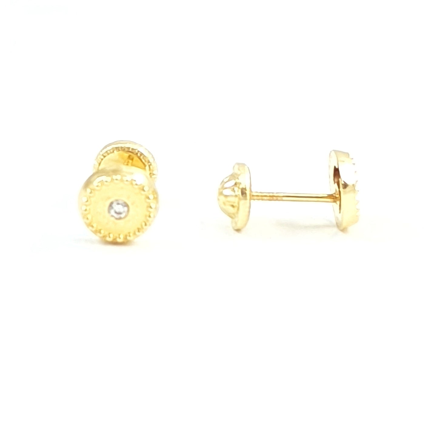 Pendientes oro bebé