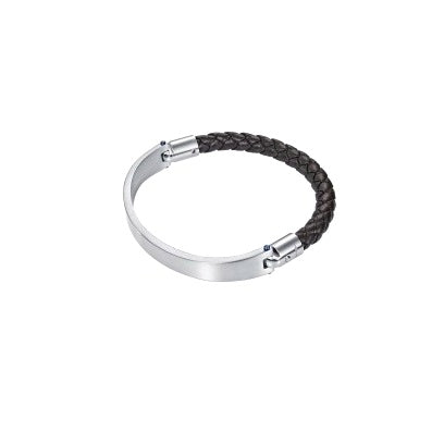 Pulsera Viceroy acro y piel marrón.