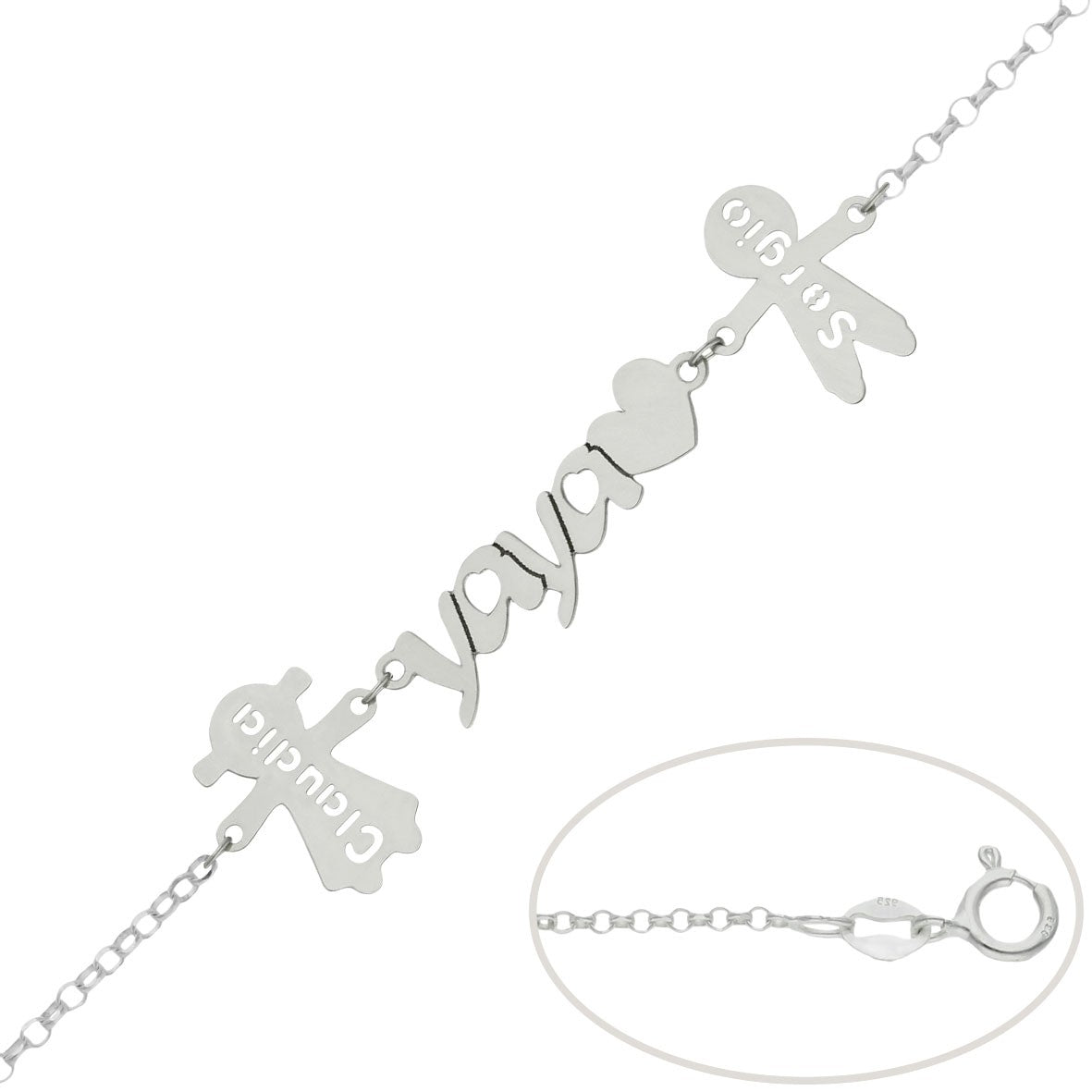 Pulsera Plata Personalizada