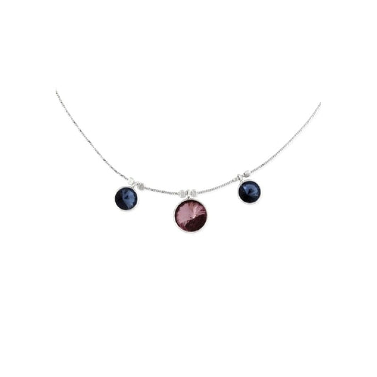 Gargantilla de plata con circonita Swarovski