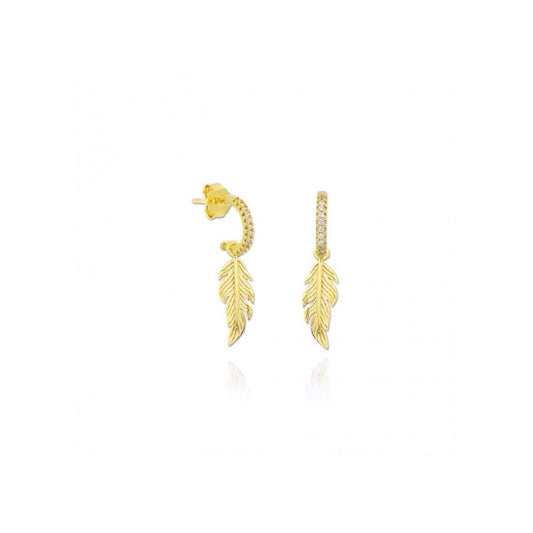 Pendientes Plata Plumas