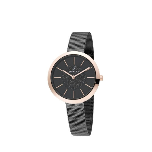 Reloj Nowley malla negra